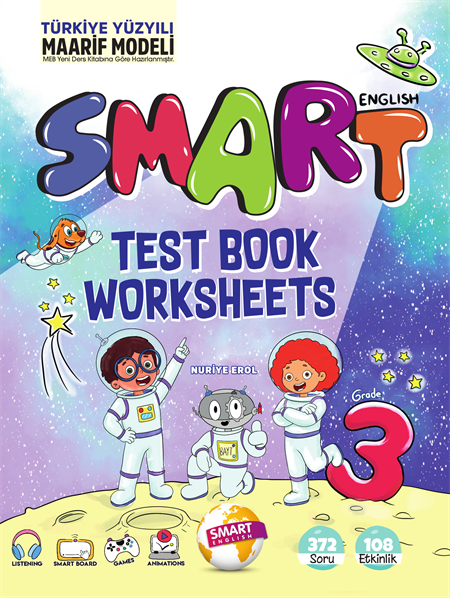 Grade 3 Smart English Test Book Worksheets